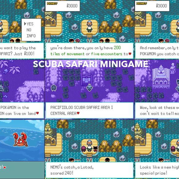 Pokemon Emerald Seaglass GBA ROM Hack Video Game - Picture 3 of 10